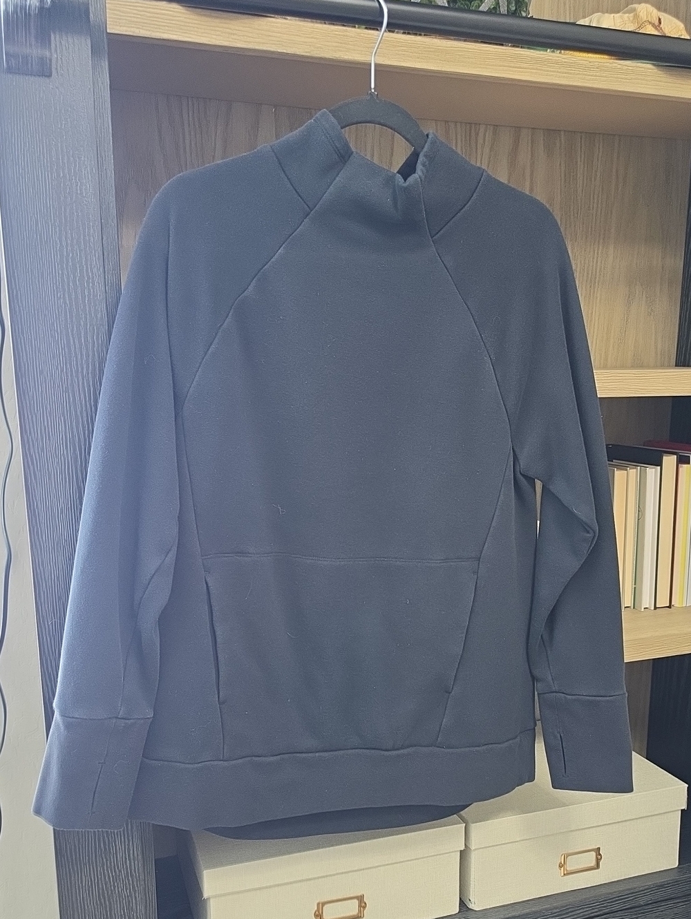 Black Mock Neck Pullover Sweater